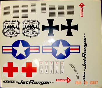 3053 - Decals for Jet Ranger